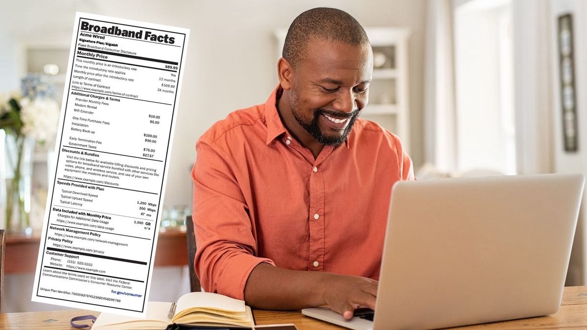 FCC internet nutrition label