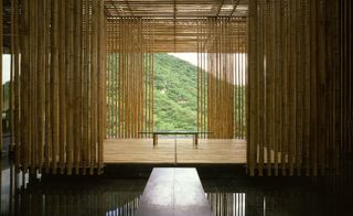 Pictured: Kuma’s Great (Bamboo) Wall house, 2002