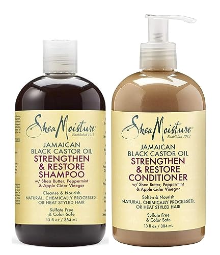 Shea Moisture - Jamaican Black Castor Oil Shampoo &amp;amp; Conditioner Set