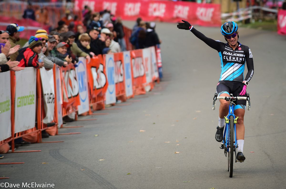 Caroline Mani (Raleigh Clement) finishing in third place