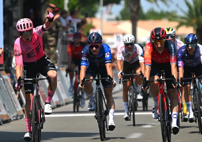 Marijn van den Berg vince la prima tappa della Route dOccitanie (foto: Getty Images)