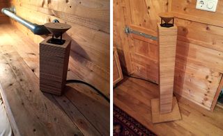 Showing for the first time outside of Tokyo, sound system designer Taguchi Craftec Co presented their ‘Little Bell’ speakers, that create subtle sounds via a layered effect in the wood