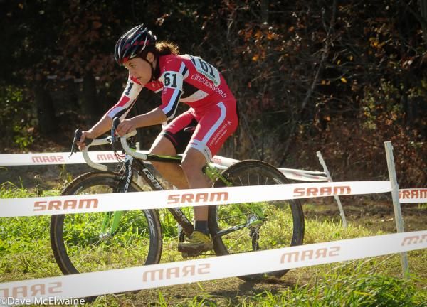 Crystal Anthony (Cyclocrossworld.com) with a massive lead