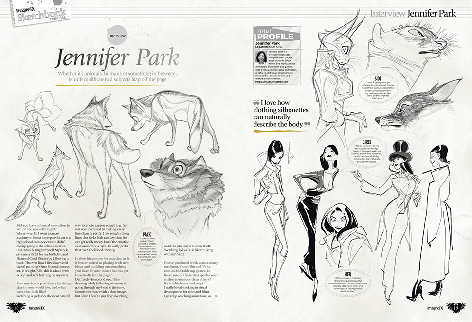 Pages from issue 272 of ImagineFX