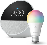 Echo Spot (2024) w/ TP-Link Color Smart Bulb:&nbsp;was $104 now $44 @ Amazon