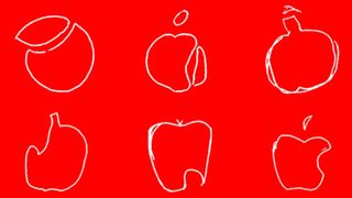 85 college students tried to draw the Apple logo from memory. 84