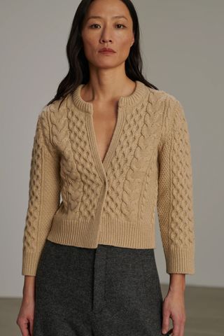 Conrad Beige Cardigan