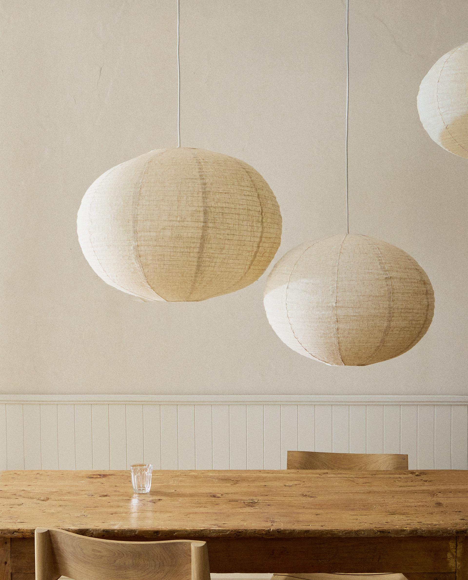 Linen Pendant Lamp Lampshade