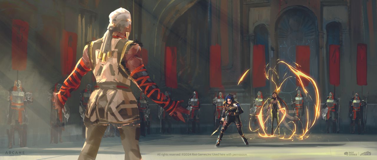 Artwork from Arcane season 2