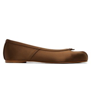 Brown Tabi Ballerina Flats