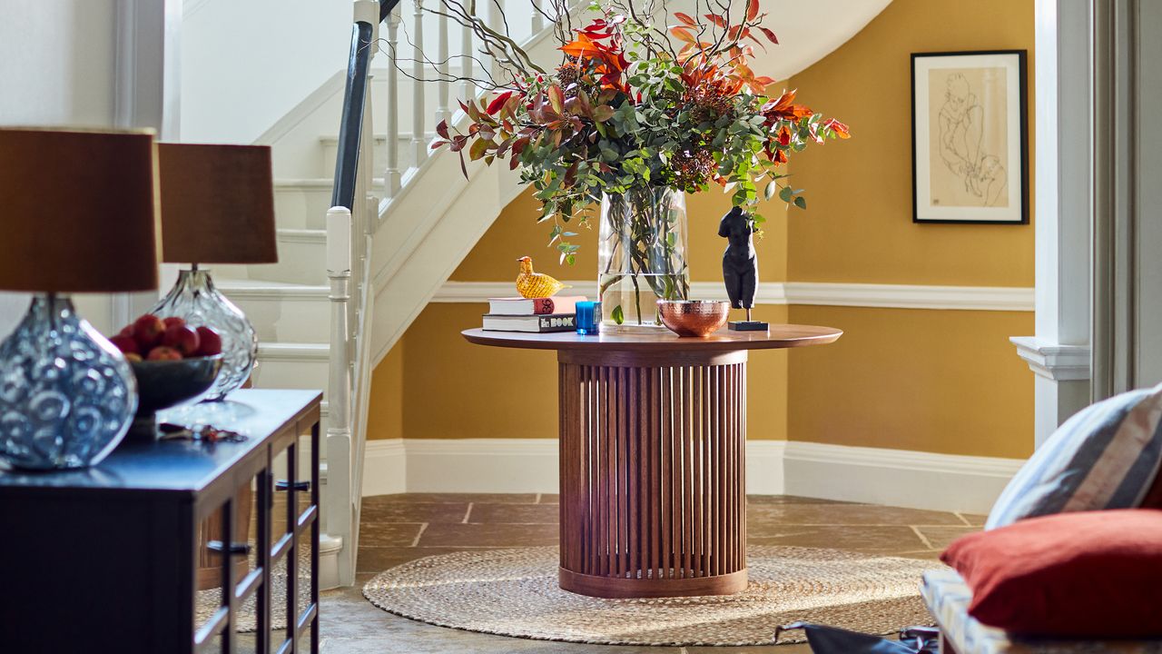 Modern country hallway tablescape by John Lewis &amp; Partners