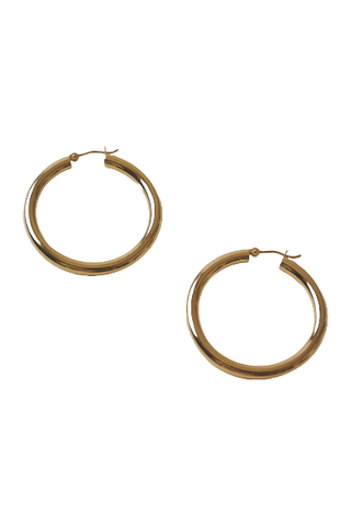 Taylor Hoop Earrings 14k Solid Gold