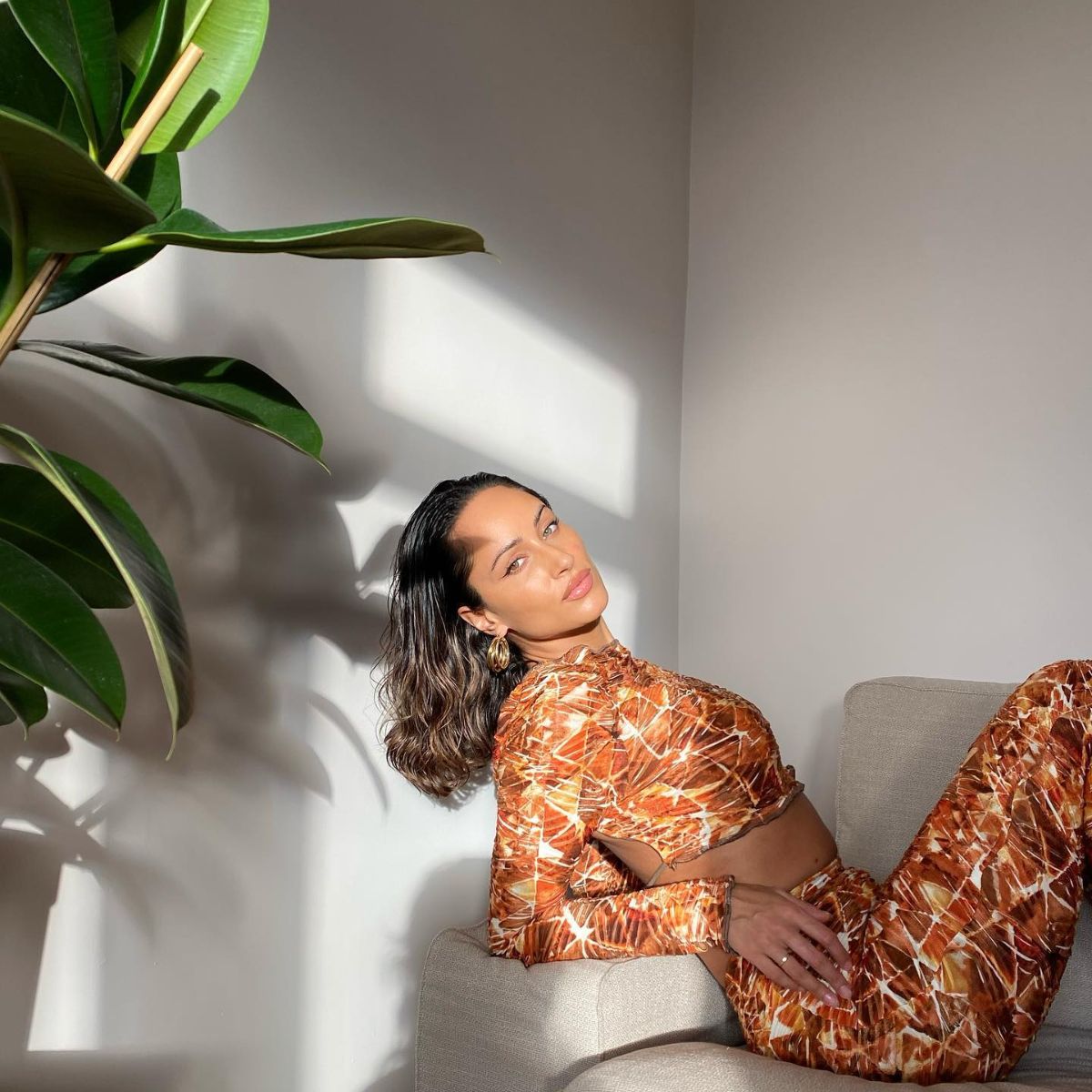 Woman in the sun