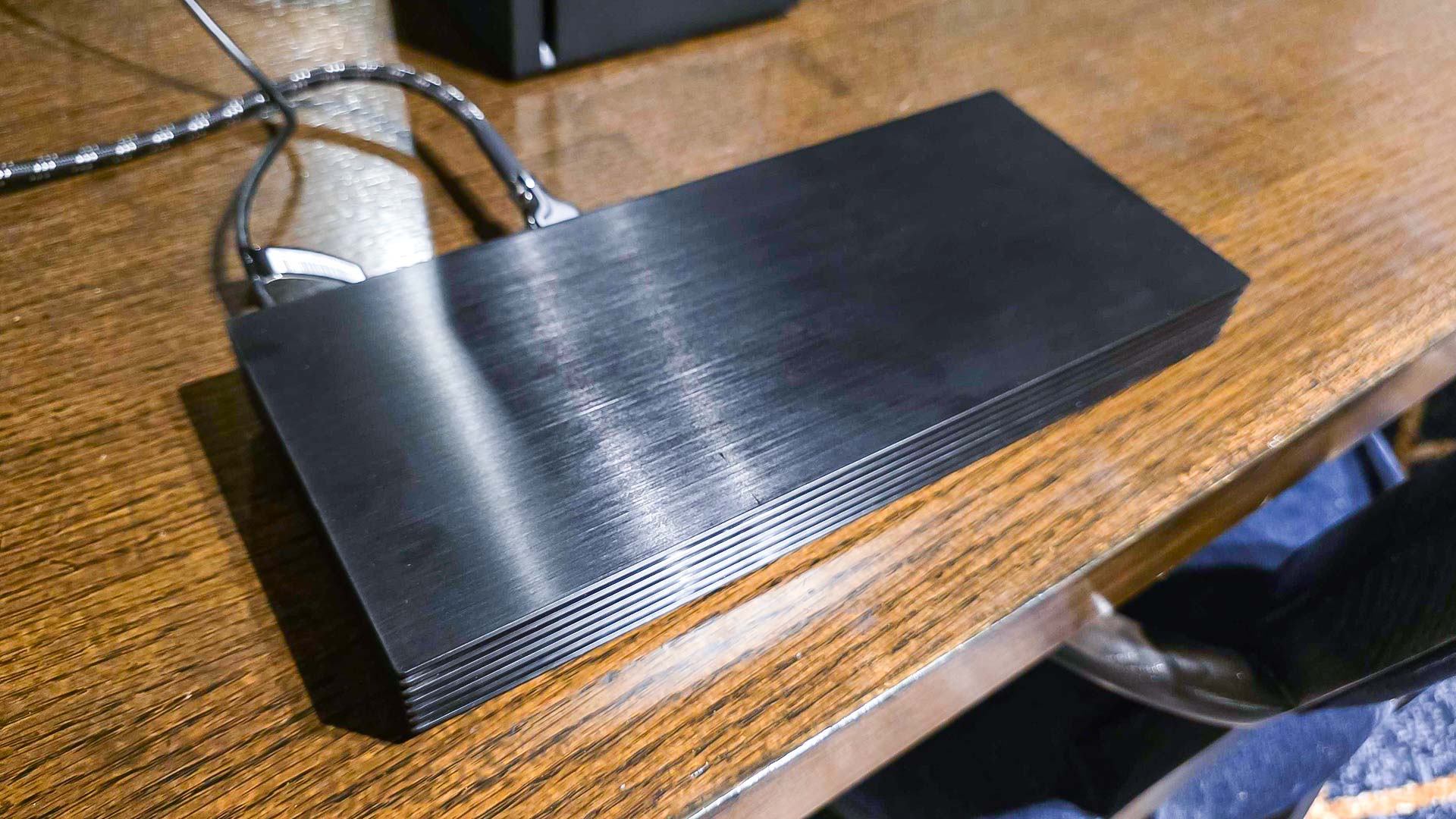A Samsung One Connect Box for the QN990F TV.