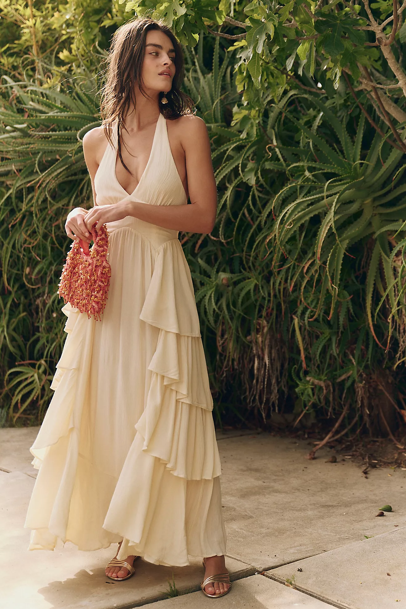 Tulip Petals Maxi Dress