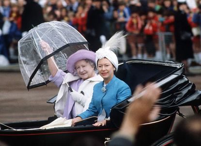 The Queen Mother and Princess Margaret 