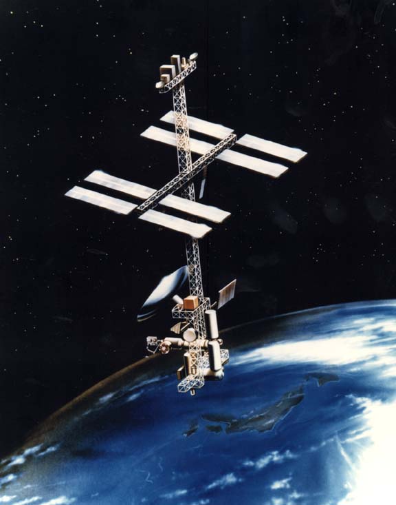 international space station, space station concepts, Freedom, space history photos