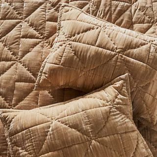 brown velvet cushions
