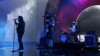 Khruangbin performing at Grammys 2025