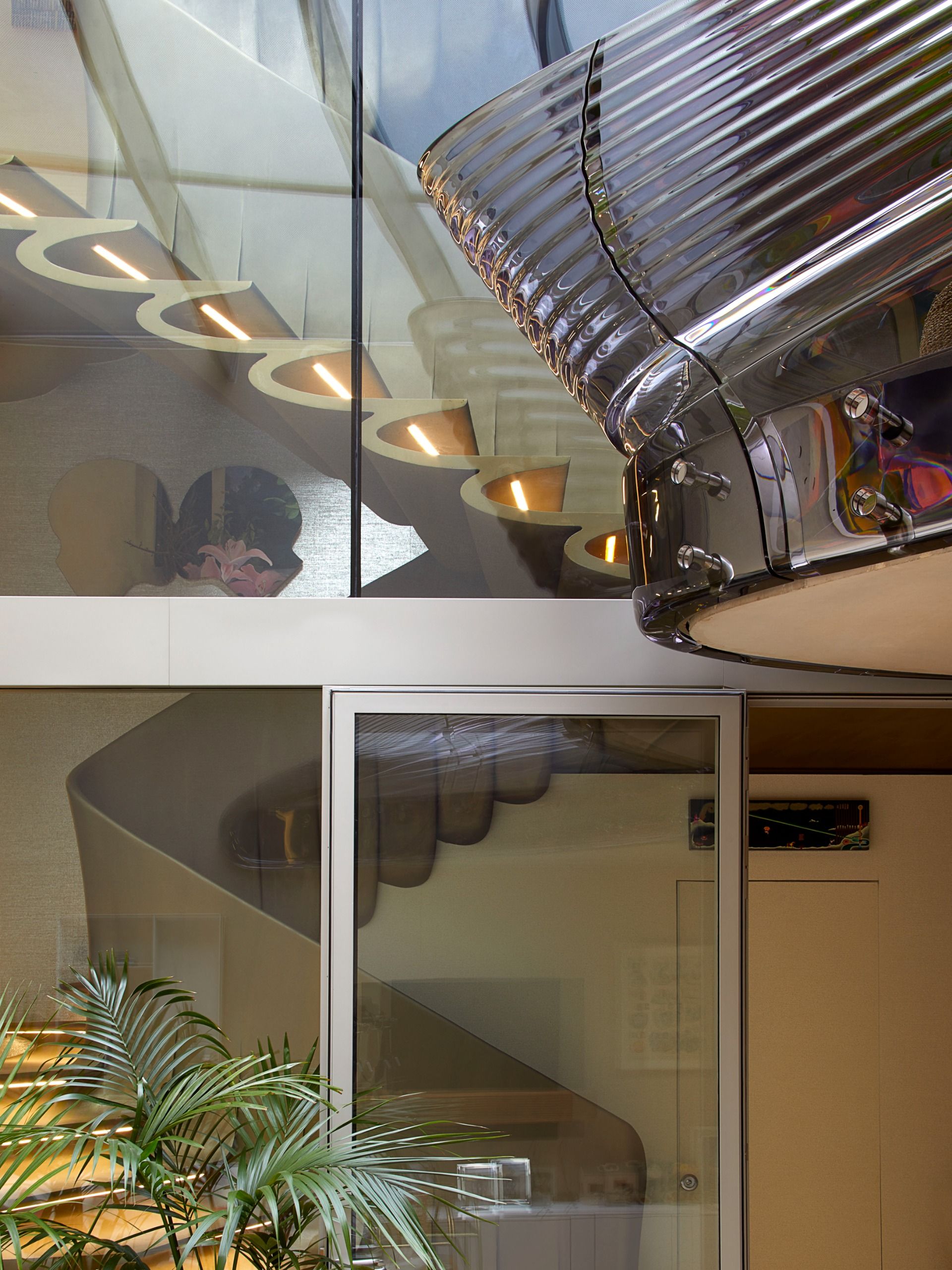 Atrium views from the lower ground floor