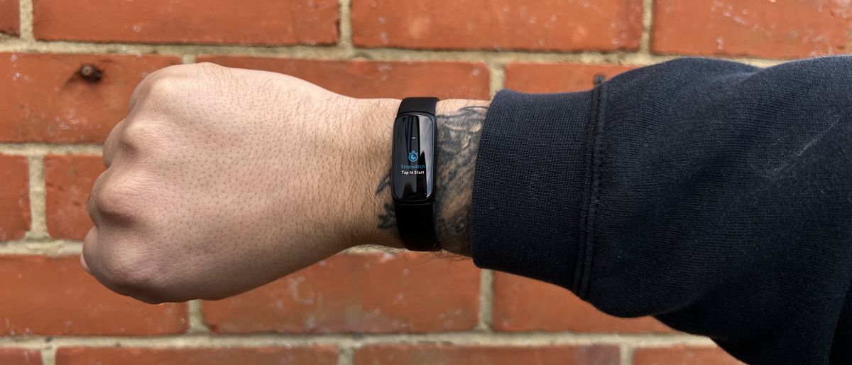 Fitbit Luxe on wrist