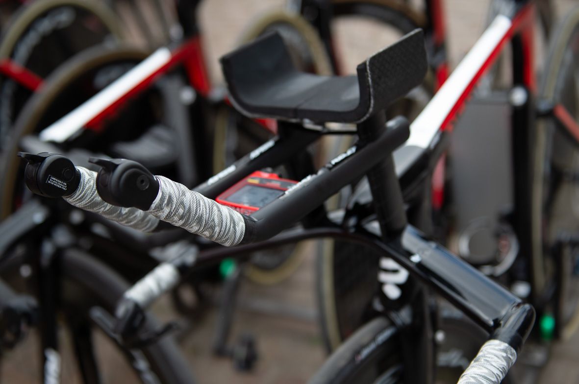 A look at a Lotto Soudal rider's cockpit setup
