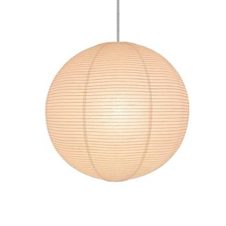 Henjjras White Round Paper Lamp Shade 50cm(19inch) Chinses Lantern Pendant Lamp Shade,large Foldable Lampshade