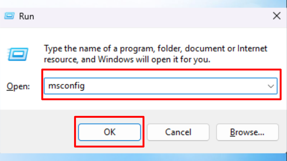 Windows settings