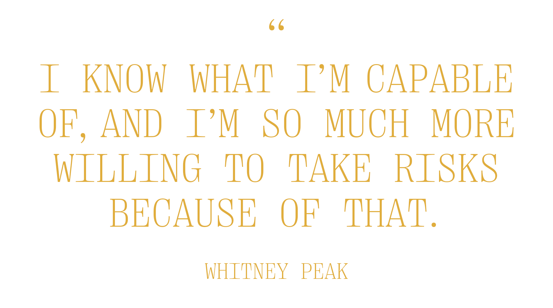 Whitney Peak is the Who What Wear October 2026 cover star