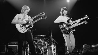 Rush performing in 1981