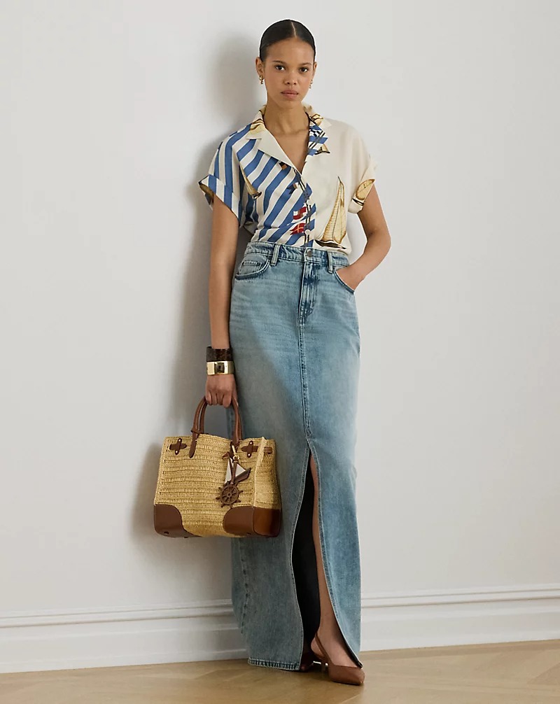 Ralph Lauren, Denim Maxi Skirt