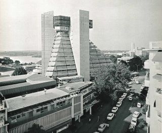 This high rise named La Pyramid in Abidjan