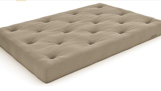 Nirvana Futons tan colored queen futon mattress