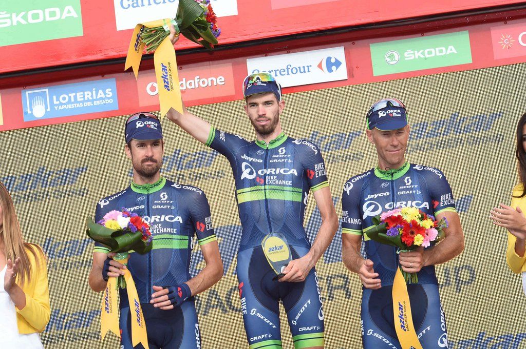 Orica-BikeExchange won the team prize for stage 13