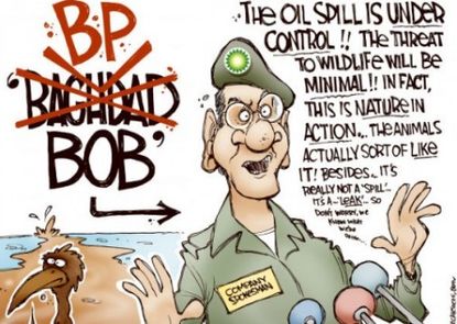 British Petroleum's "Baghdad Bob"