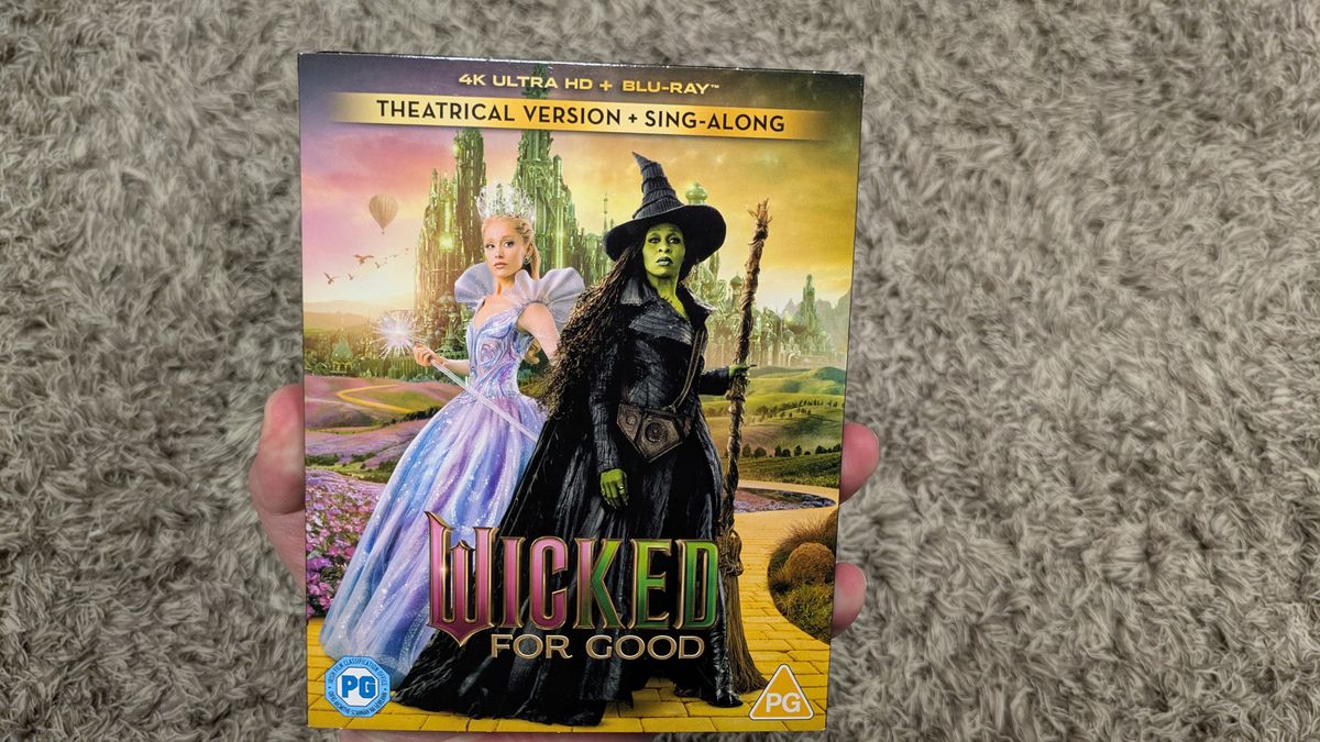 Wicked: For Good 4K Blu-ray case
