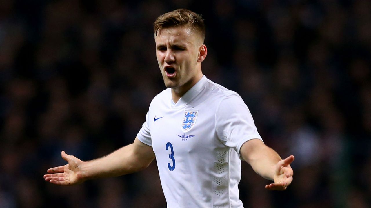 England squad Luke Shaw