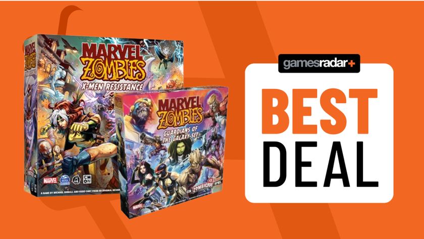 orange background with GR logo, Marvel Zombies: X Men Resistance and Marvel Zombies Guardians of the Galaxy alongside a best deals badge