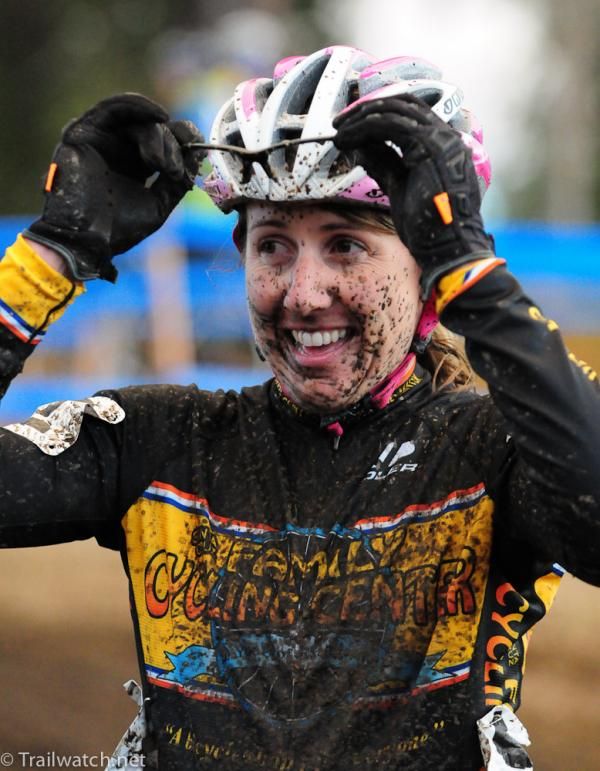 Kathy Pruitt (Family Cycling Center) after the race