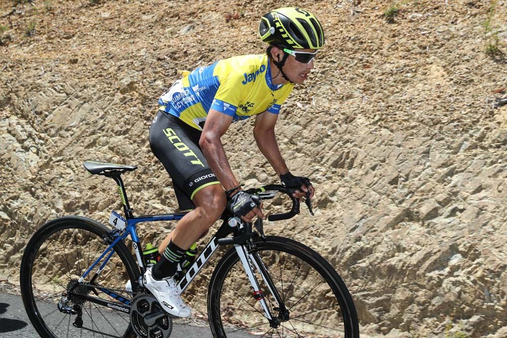 Esteban Chaves (Mitchelton-Scott) on his way to winning the 2018 Herald Sun Tour