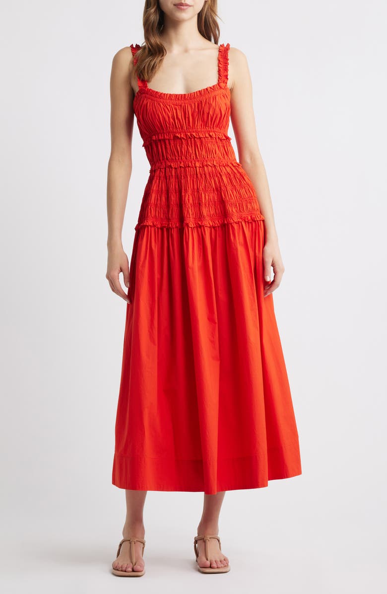 Marianne Organic Cotton Poplin Midi Dress