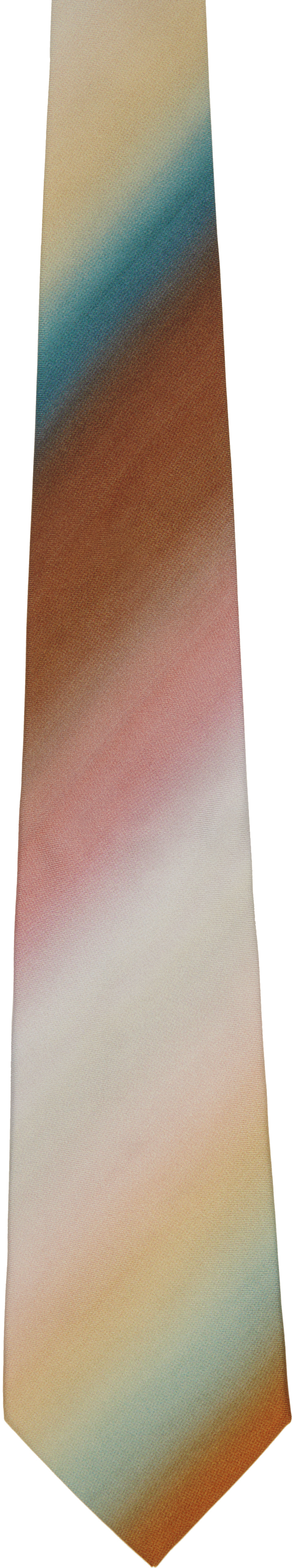 Multicolor 'smith Stripe' Ombre Tie