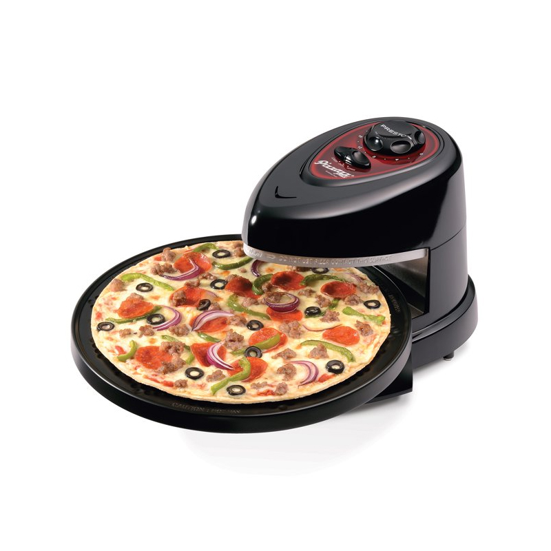the best 40th birthday birthday gifts for the giftee who likes to eat is this Presto Rotating Pizza Oven