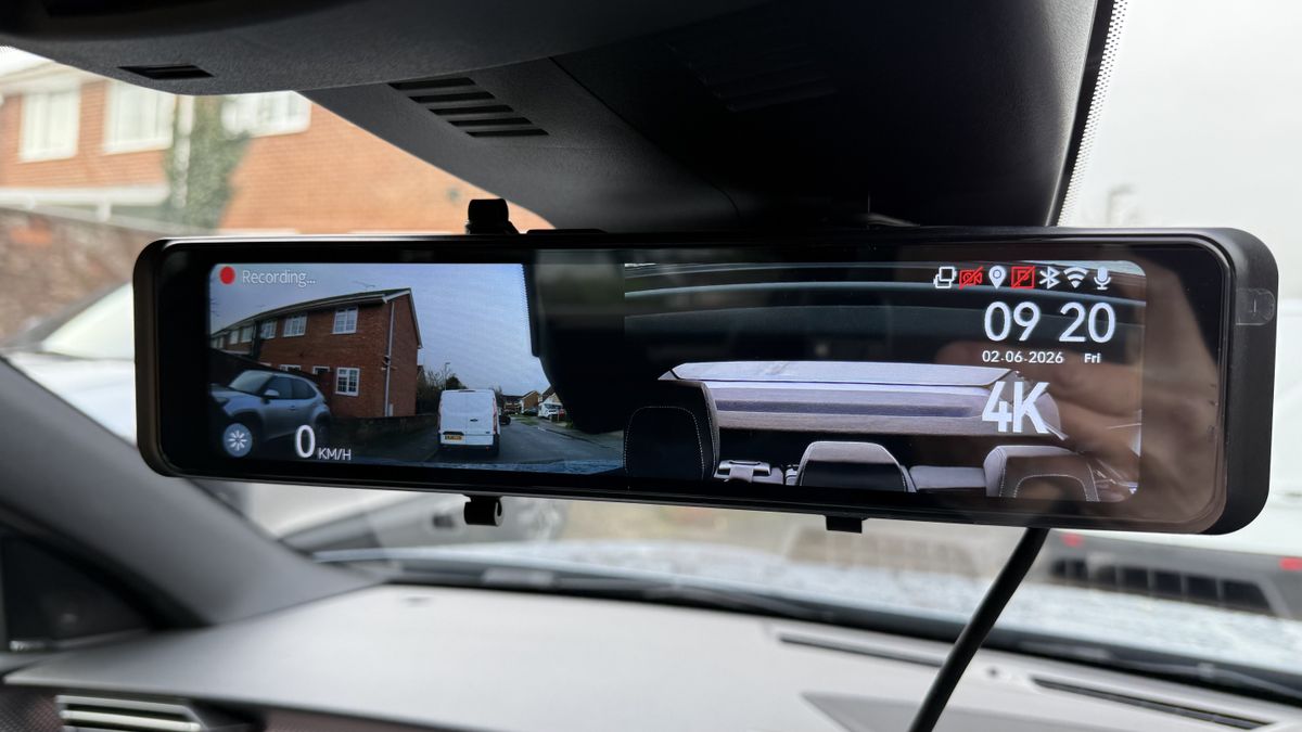 I tested the Miofive Mirror 1 for a month – it’s the 4K dash cam could replace your rearview mirror (if it fits)
