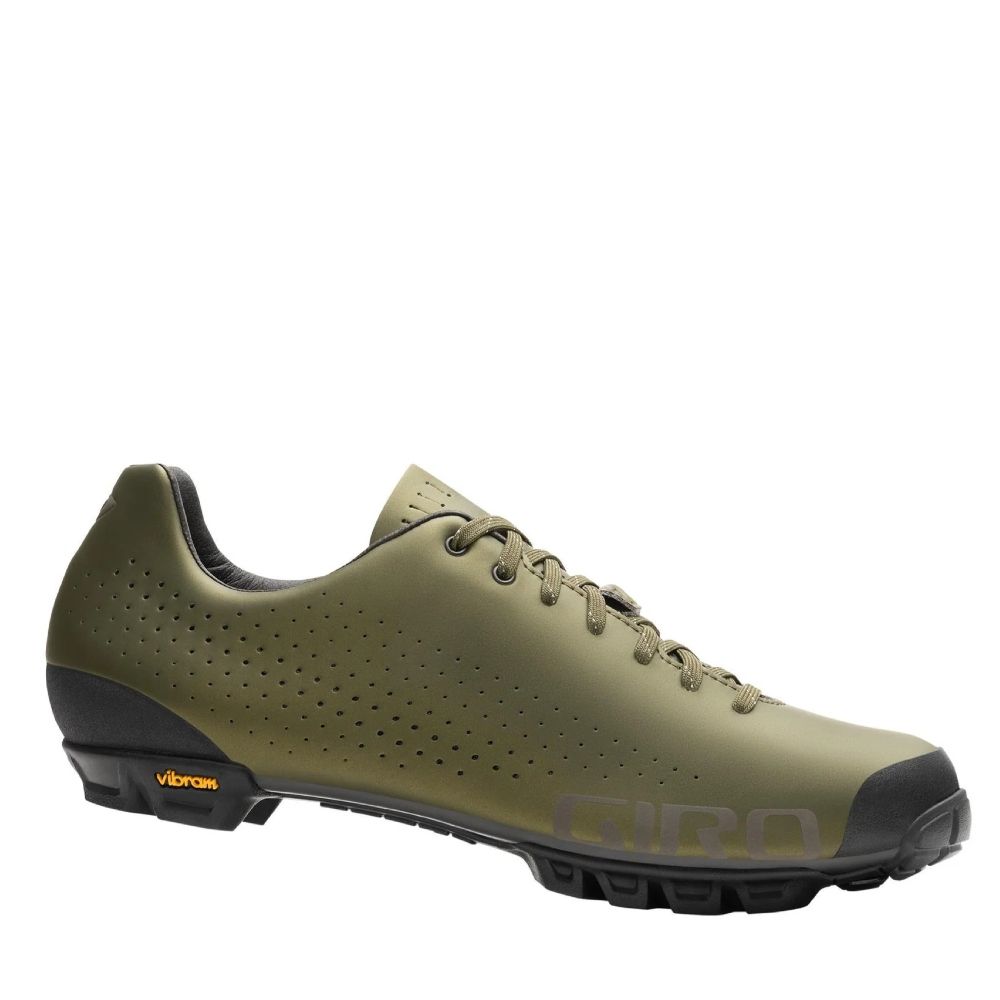 Giro empire cycling shoes in green