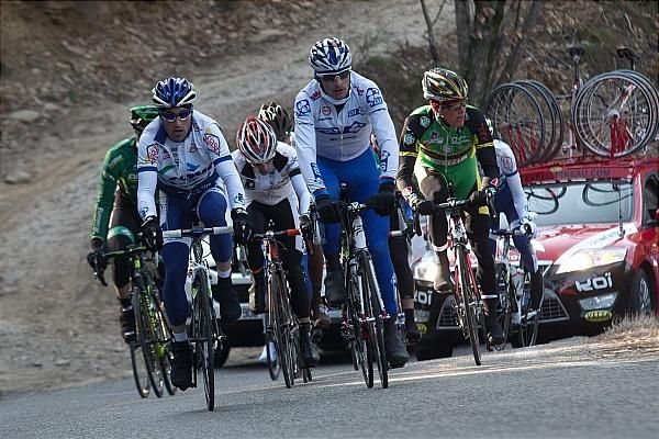 Jonathan Hivert (Saur - Sojasun) and Beno&icirc;t Vaugrenard (FDJ - Big Mat) lead an early break