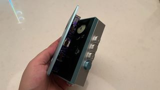 Fiio CP13 cassette player in blue