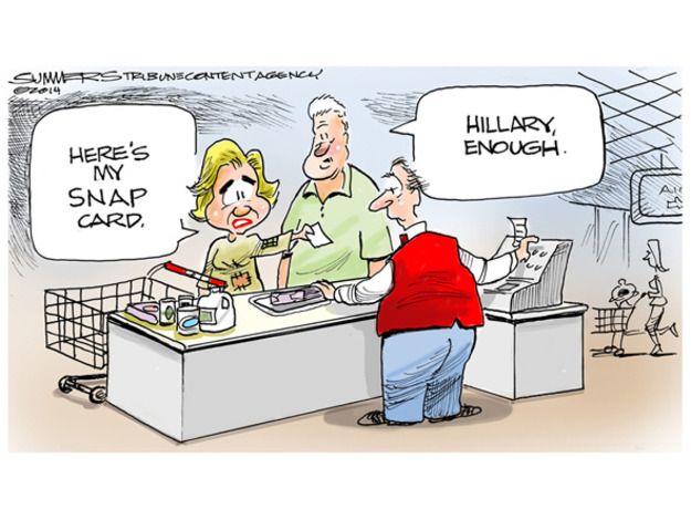 Political cartoon Hillary Clinton