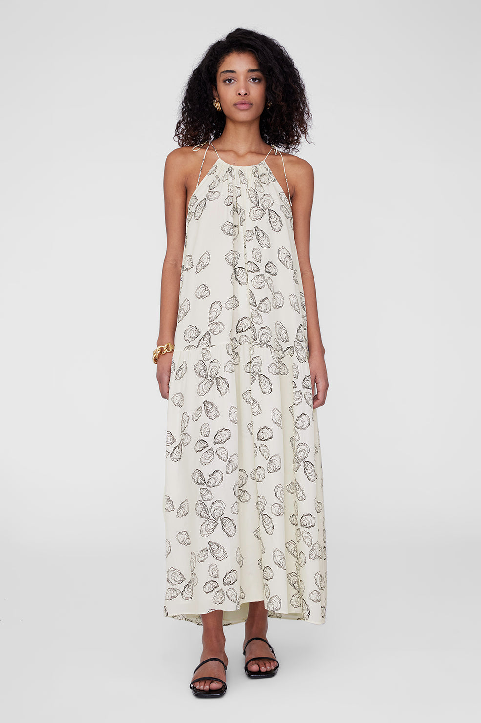 Santana Dress - Bone Oyster