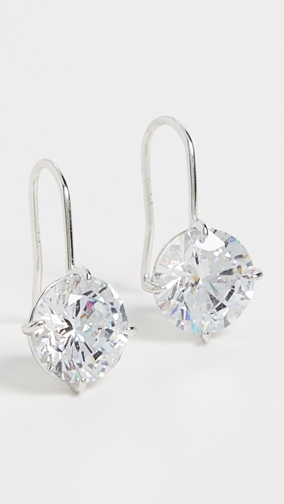 Caroline Drop Earrings - Silver